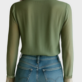 Liora - Μπλούζα με Λουλούδια και Δαντέλα σε Μποέμ Στυλ