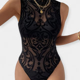 Σέξι Κορμάκι Κροκέ 'Υφασμα