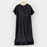 Φούτερ Φόρεμα Με Κουκούλα