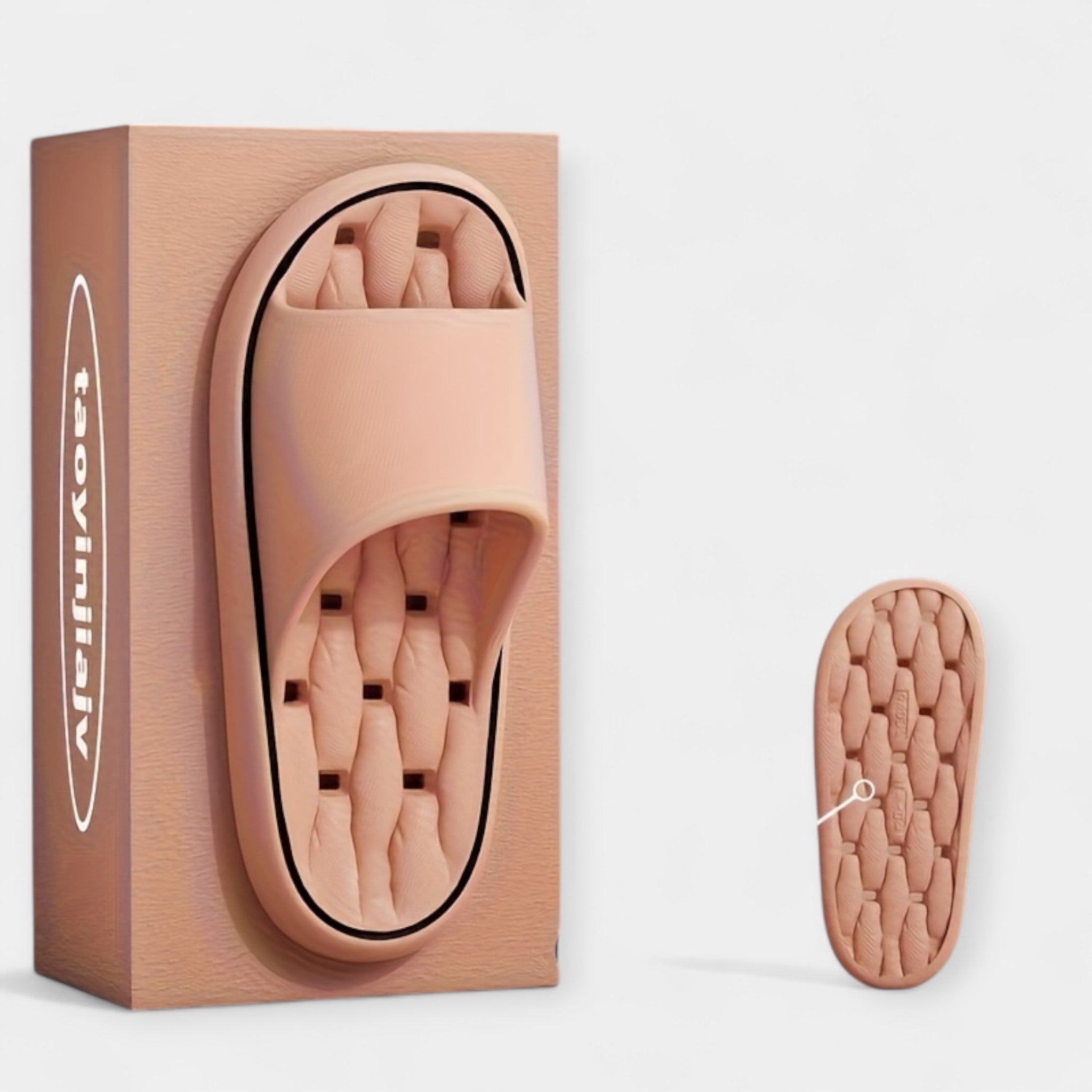 Γυναικείες Παντόφλες με Ριπ Υφή