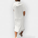 Φούτερ Φόρεμα Με Κουκούλα