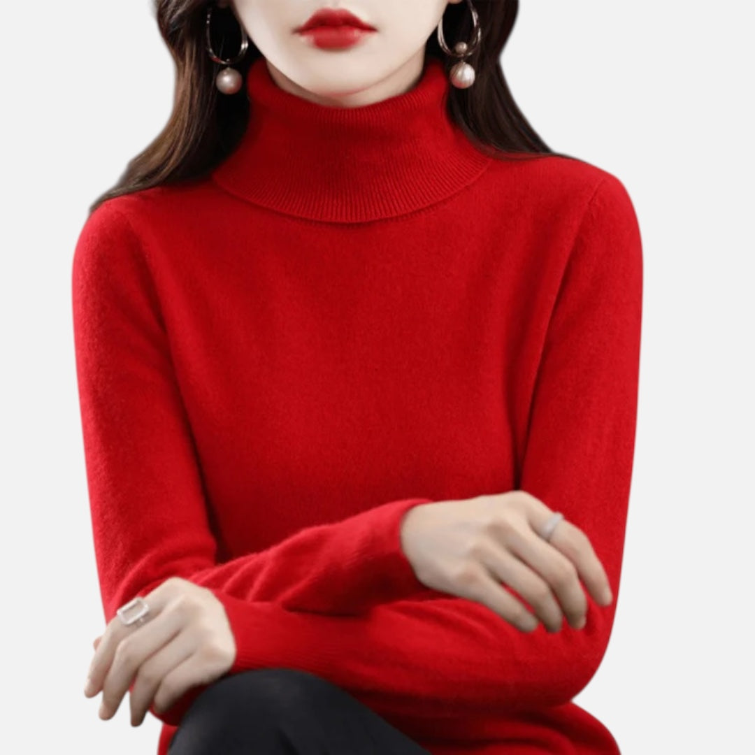 Nefeli - Γυναικείο Πουλόβερ από Κασμίρι με Ζιβάγκο