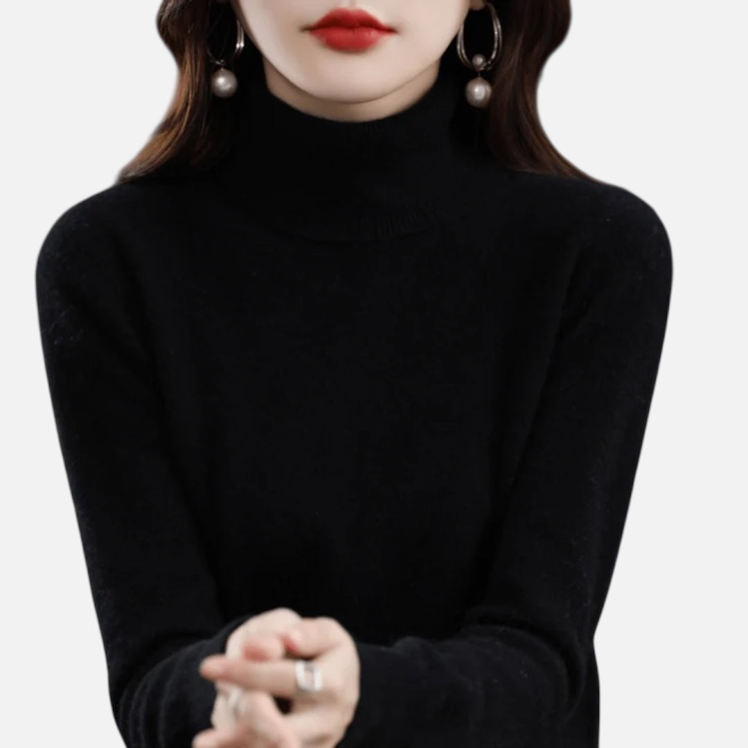 Nefeli - Γυναικείο Πουλόβερ από Κασμίρι με Ζιβάγκο