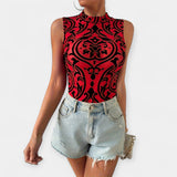 Σέξι Κορμάκι Κροκέ 'Υφασμα