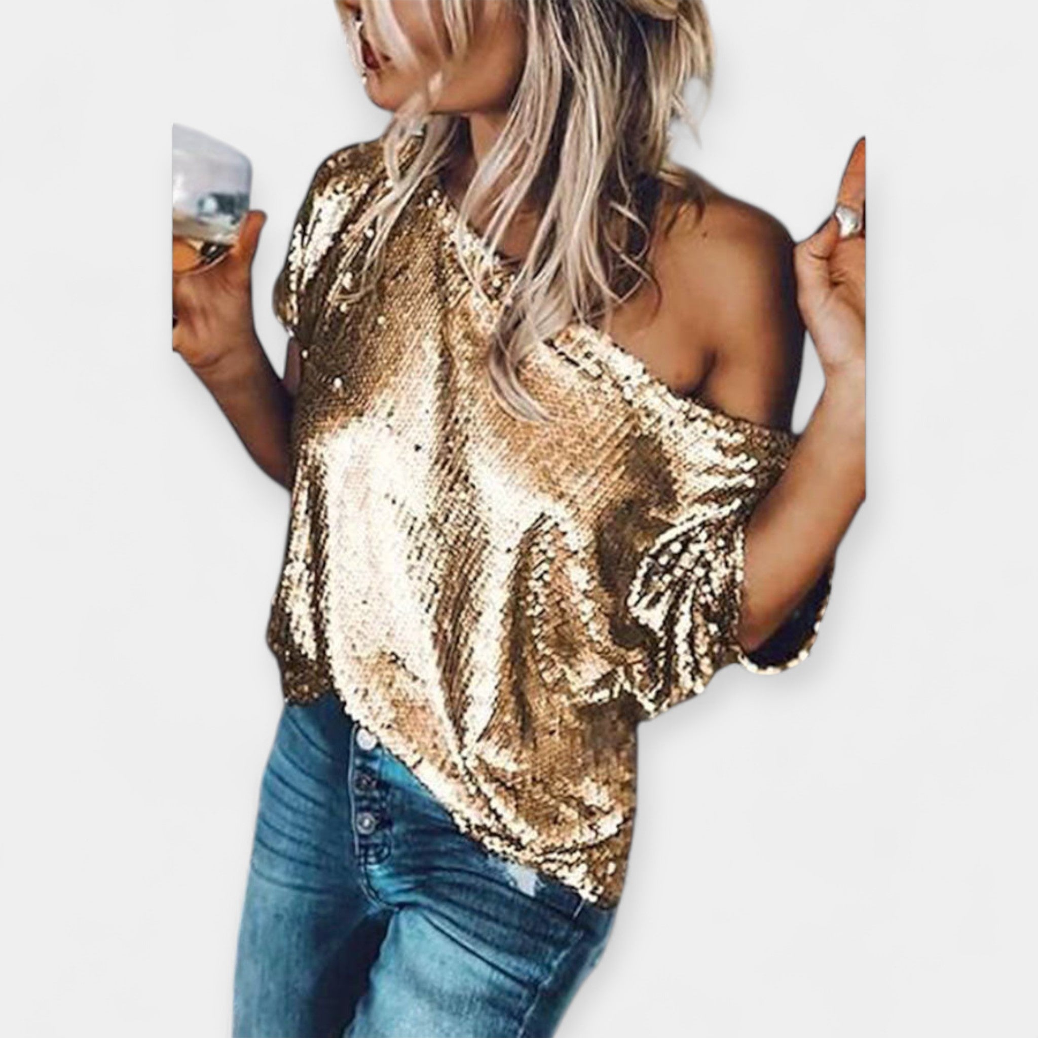 Μπλούζα με Παγιέτες