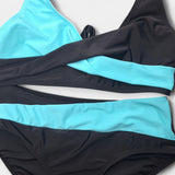 Μπικίνι με Σταυρωτή Λαιμόκοψη