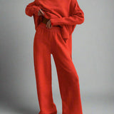 Noelle - Σετ Lounge με Μαλακό Πλεκτό και Υψηλό Λαιμό