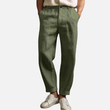 Vasilis - Καζουάλ λινό παντελόνι