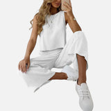 Sia - Δίχρωμο σετ με top και άνετο παντελόνι για γυναίκες