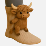 3D κάλτσες με πλεκτά ζωάκια