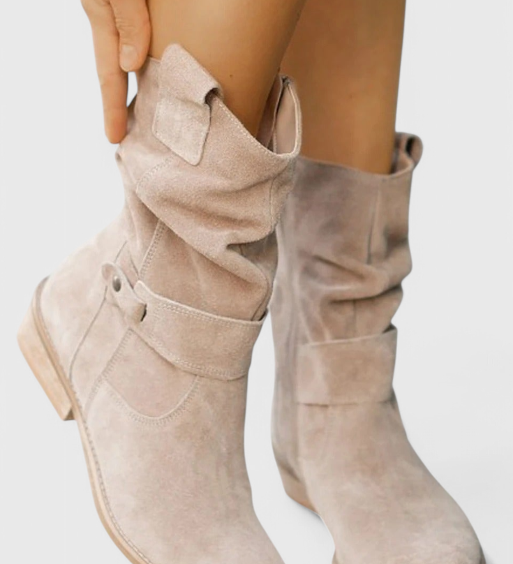 Aira - Σουέτ Μπότες Αστραγάλου