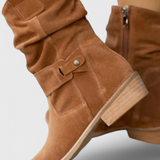 Aira - Σουέτ Μπότες Αστραγάλου