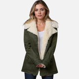 Annabelle - Μπουφάν εργασίας με επένδυση Sherpa