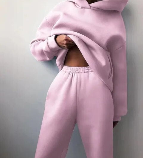 Maria - Σετ φούτερ με κουκούλα και παντελόνι φόρμας