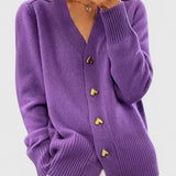 Elena - Κομψή Πλεκτή Ζακέτα με Κουμπιά