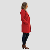 Erin – Φαρδιά παλτό με κουκούλα