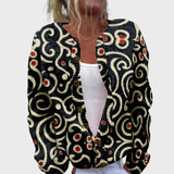 Aria - Κομψό Πλεκτό Γιλέκο με Σχέδιο