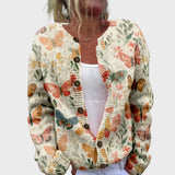 Marina - Κομψό Πλεκτό Γιλέκο με Σχέδιο