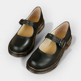 Mary Jane- Κλασικά Δερμάτινα Παπούτσια