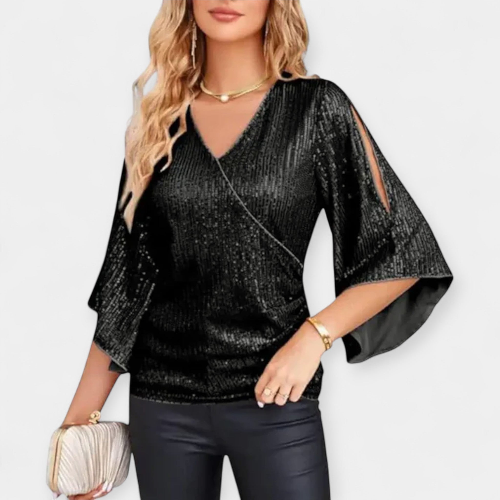 Glitter Top για Βραδινή Λάμψη