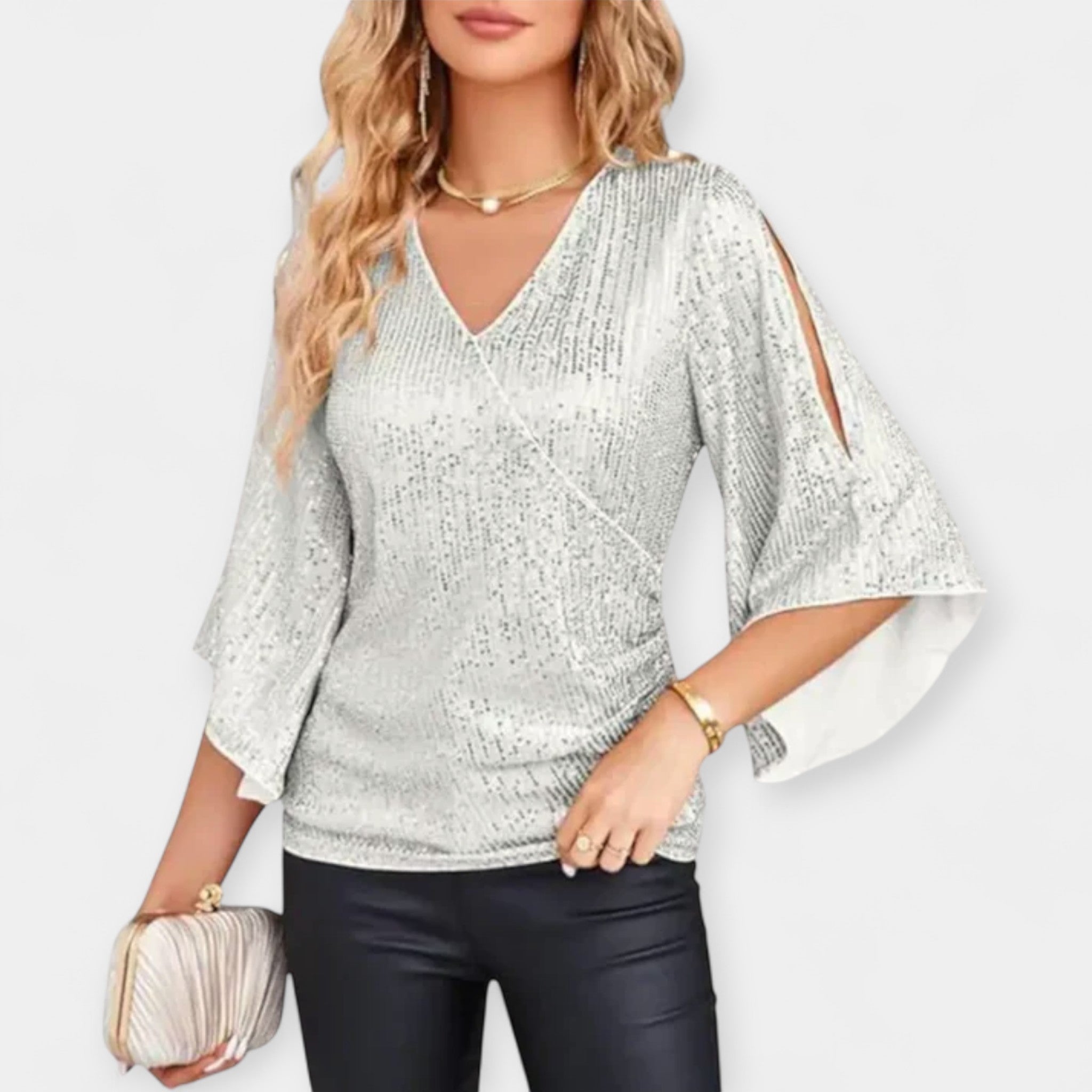 Glitter Top για Βραδινή Λάμψη