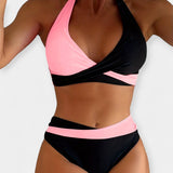 Μπικίνι με Σταυρωτή Λαιμόκοψη