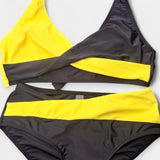 Μπικίνι με Σταυρωτή Λαιμόκοψη