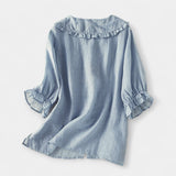 Πουκάμισο με Βολάν και Γιακά