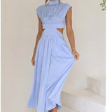 Κομψό Φόρεμα με Cut-Out Λεπτομέρειες