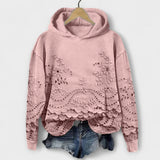 Grace – Vintage Hoodie με λουλουδάτο σχέδιο