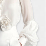 Μπλούζα με 3D Τριαντάφυλλα