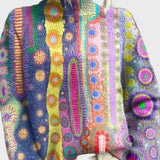 Solene - Πλεκτό Ζιβάγκο με Σχέδιο Ήλιου