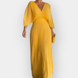 Silvia Πλισέ Φόρεμα με Κομψή Γραμμή