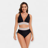 Μπικίνι Ψηλόμεσο με Ενίσχυση