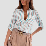 Elisa - Κλασική Μπλούζα με Γιακά